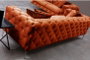 Atelier Del Sofa Como - Sofá de 3 Plazas Naranja